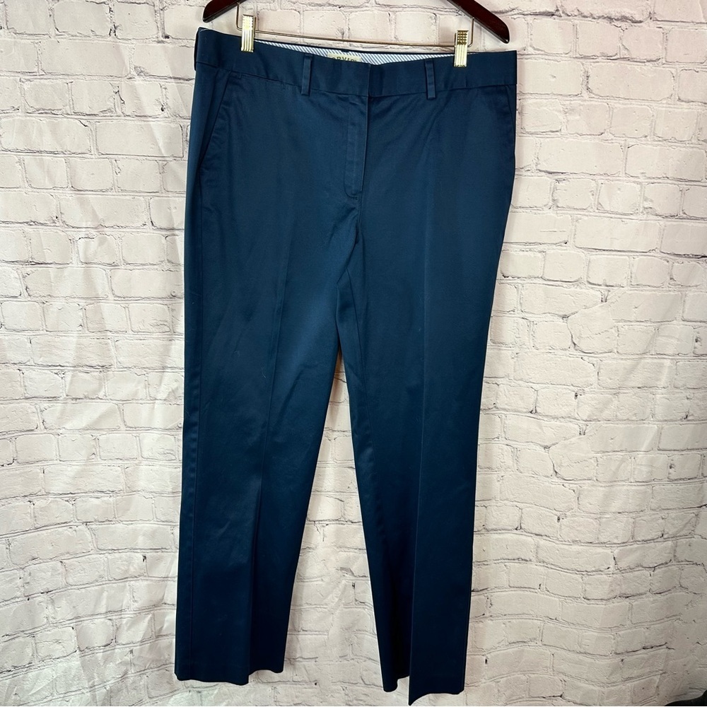 Orvis womens 16 navy chino Dress Pants business casual office minimalist